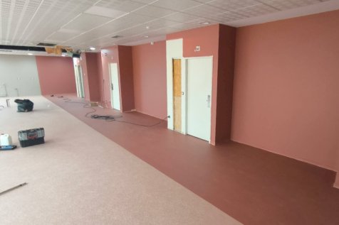 Pose de revêtement de sol par le Groupe Boulfray